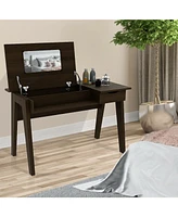 Dressing Table with Flip Mirror and Storage Drawer