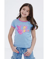 Justice League Girls Dc Comics Super Ringer T-Shirt
