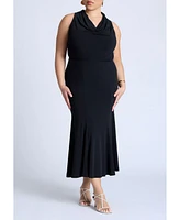 Eloquii Plus Cowl Halter Top