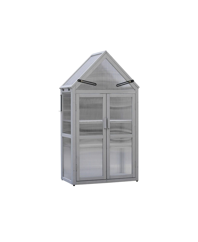 Indoor Garden and Patio Accessories Indoor Greenhouse, Tiered Plant Stand
