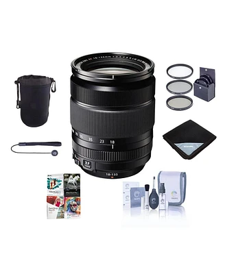 Fujifilm Xf 18-135mm f/3.5-5.6 R Lm Ois Wr Lens, Bundle with ProOptic 67mm Filter Kit, Lens Wrap, Cleaning Kit, Lens Case, Lens Cap Tether, Pc Softwar