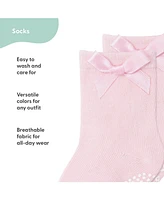 The Peanutshell Baby Girls 12pk Cotton Socks, Pastel/Multi