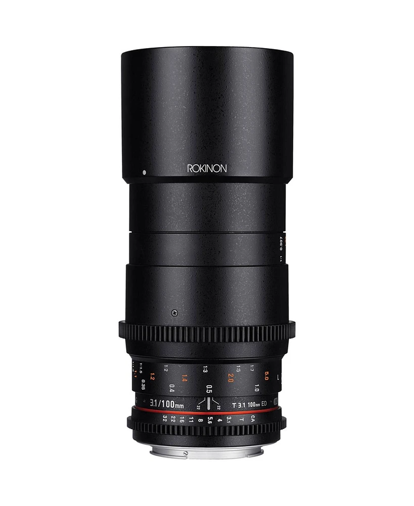 Rokinon 100mm T3.1 Macro Cine Ds Lens for Sony E