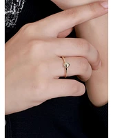 Devata Shell Ring in 14K Gold, Size 8, approx. 1.8 grams