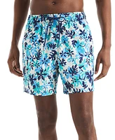 Beach Boys x Nautica Men's Quick-Dry Floral Swim Trunks