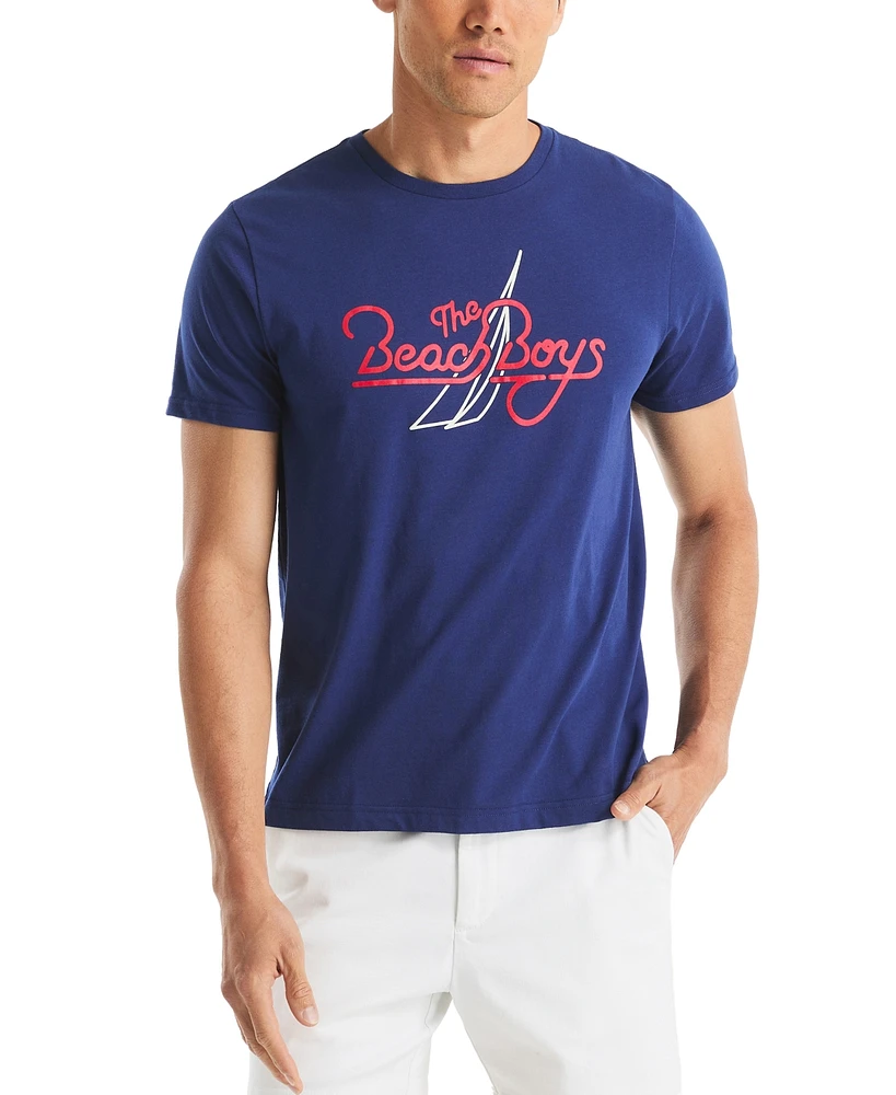 Beach Boys x Nautica Men's Classic-Fit Graphic T-Shirt