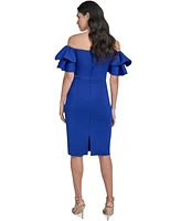 Eliza J Women's Ruffle-Sleeve Sheath Dress