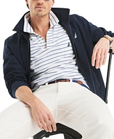 Nautica Men's Classic-Fit Stripe Seersucker Polo Shirt