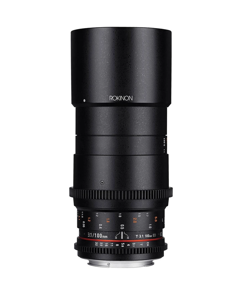 Rokinon 100mm T3.1 Macro Cine Ds Lens for Micro Four Thirds