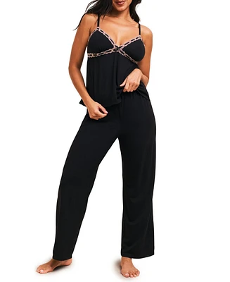 Adore Me Women's Eloisa Tank Top & Pants Pajama Set