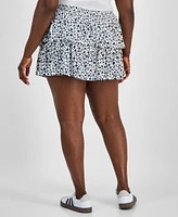 Derek Heart Trendy Plus Tiered Mini Skort