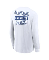 Nike Men's White Kentucky Wildcats Two-Hit Classic Location Long Sleeve T-Shirt