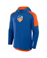 Fanatics Men's Blue Fc Cincinnati Red Card Transitional Pullover Hoodie