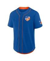 Fanatics Men's Blue Fc Cincinnati Injury Time Baseball Jersey