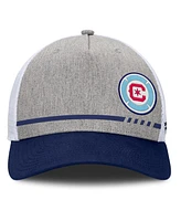Fanatics Men's Heather Gray Chicago Fire Low Block Trucker Adjustable Hat