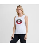 Fanatics Women's White Georgia Bulldogs Activate Slub Tank Top
