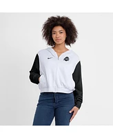 Nike Women's White Ohio State Buckeyes Beyond Capability Color Block Script Full-Zip Hoodie