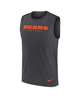 Nike Men's Gray Chicago Bears Legend Performance Muscle Tank Top
