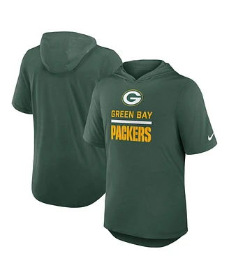 Nike Men's Green Bay Packers Lockup Tri-Blend Hoodie T-Shirt