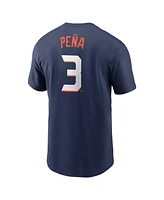 Nike Men's Jeremy Pena Navy Houston Astros 2025 City Connect Fuse Name Number T-Shirt