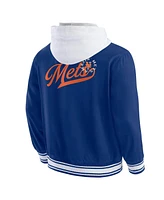 Fanatics Men's Royal New York Mets Full-Snap Hooded Jacket