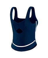 Wear By Erin Andrews Women's Navy Detroit Tigers Square Neck Tank Top