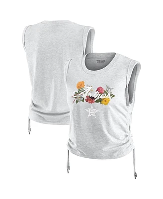 Wear By Erin Andrews Women's Heather Gray Houston Astros Cinched Tank Top