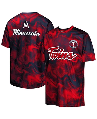 Outerstuff Big Boys and Girls Navy/Red Minnesota Twins Pinch Hitter T-Shirt