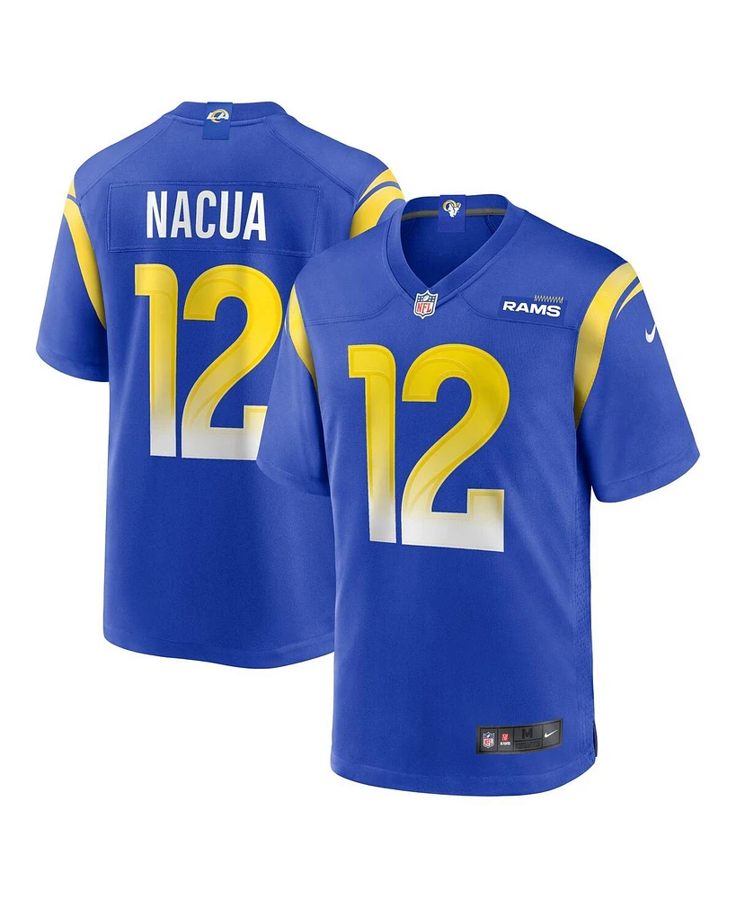 Nike Men's Puka Nacua Royal Los Angeles Rams Game Player Jersey