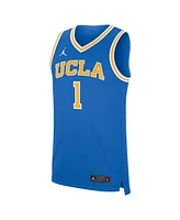 Jordan Men's Kiki Rice Blue Ucla Bruins Replica Basketball Jersey