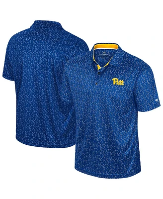 Colosseum Men's Royal Pitt Panthers Sublimated Golf Polo Shirt
