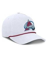 Fanatics Men's White Colorado Avalanche Rope A-Frame Adjustable Hat