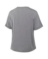 Fanatics Women's Heather Gray Philadelphia Eagles Tribute Tri-Blend T-Shirt