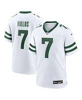 Nike Men's Justin Fields Legacy White New York Jets Game Jersey