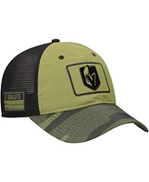 Fanatics Men's Olive Vegas Golden Knights Military Appreciation Trucker Adjustable Hat