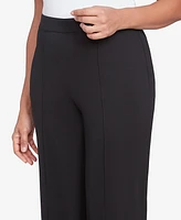 Alfred Dunner Petite Natural Instinct Flat Front Relaxed Ankle Pant