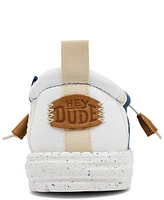 Hey Dude Men's Wally Craft Linen Casual Moccasin Sneakers from Finish Line