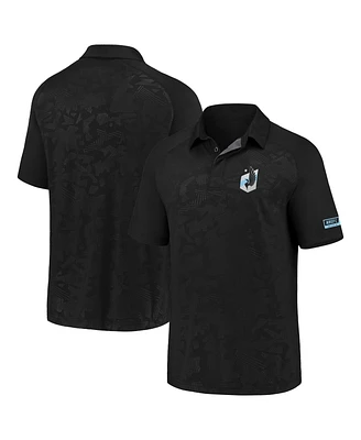 Fanatics Men's Black Minnesota United Fc Iconic Defender Polo Shirt
