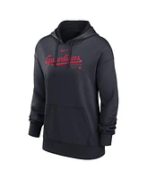 Nike Women's Navy Cleveland Guardians Authentic Collection Performance Pullover Hoodie
