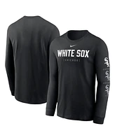 Nike Men's Black Chicago White Sox Repeater Long Sleeve T-Shirt