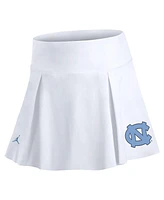 Jordan Women's White North Carolina Tar Heels Tennis Skirt with Shorts