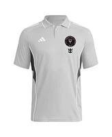 Adidas Men's Silver Inter Miami Cf 2025 Training Polo Shirt