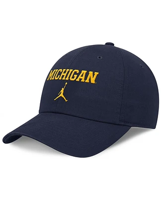 Jordan Men's Navy Michigan Wolverines Club Tri-Glide Adjustable Hat