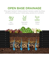 Best Choice Products 8x2x2ft Outdoor Metal Raised Garden Bed, Planter Box for Vegetables