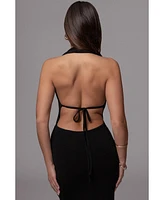 Jluxlabel Women's Aurora Draped Maxi Dress