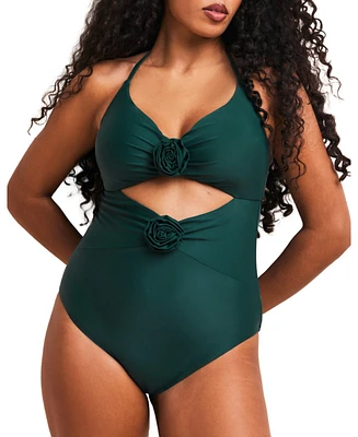 Adore Me Plus Zola Swimwear One Piece Swimsuit