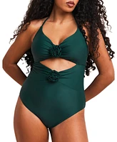 Adore Me Plus Zola Swimwear One Piece Swimsuit