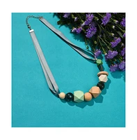 Sohi Women's Gold Plated Beaded Necklace