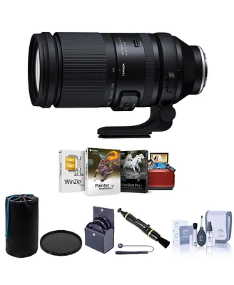 Tamron 150-500mm f/5-6.7 Di Iii Vc Vxd Lens for Sony E, Bundle with ProOptic 82mm Filter Kit, Mac Software Kit, Cleaning Kit, Lens Cap Tether, Lens Ca