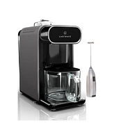 ChefWave Milkmade Non-Dairy Milk Maker (Black/Silver) with Handheld Milk Frother
